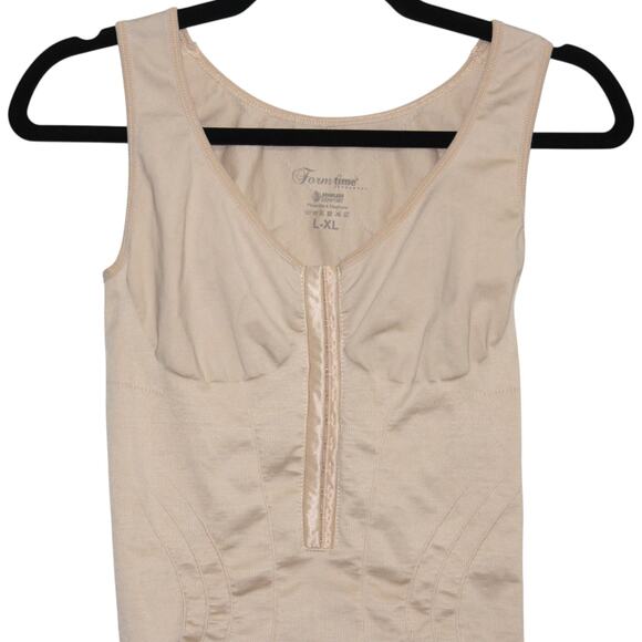 Beige Nude Shapewear Bodysuit Size L-XL - Picture 3 of 6